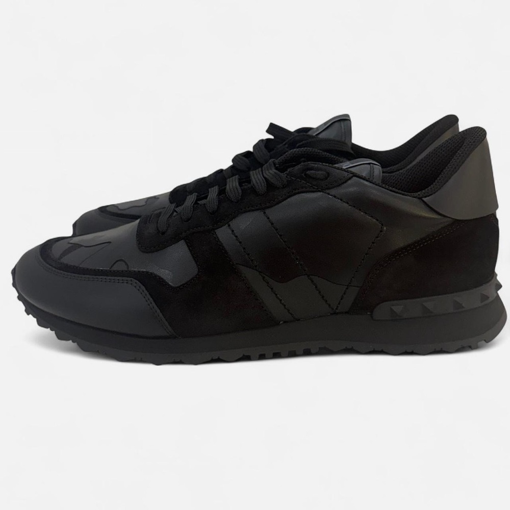 Valentino Garavani Rockrunner ‘Black/Black Camo’ - Size 46